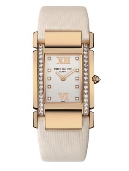 Replica Patek Philippe Twenty-4 Diamond White Dial Watch 4920R-010 Price